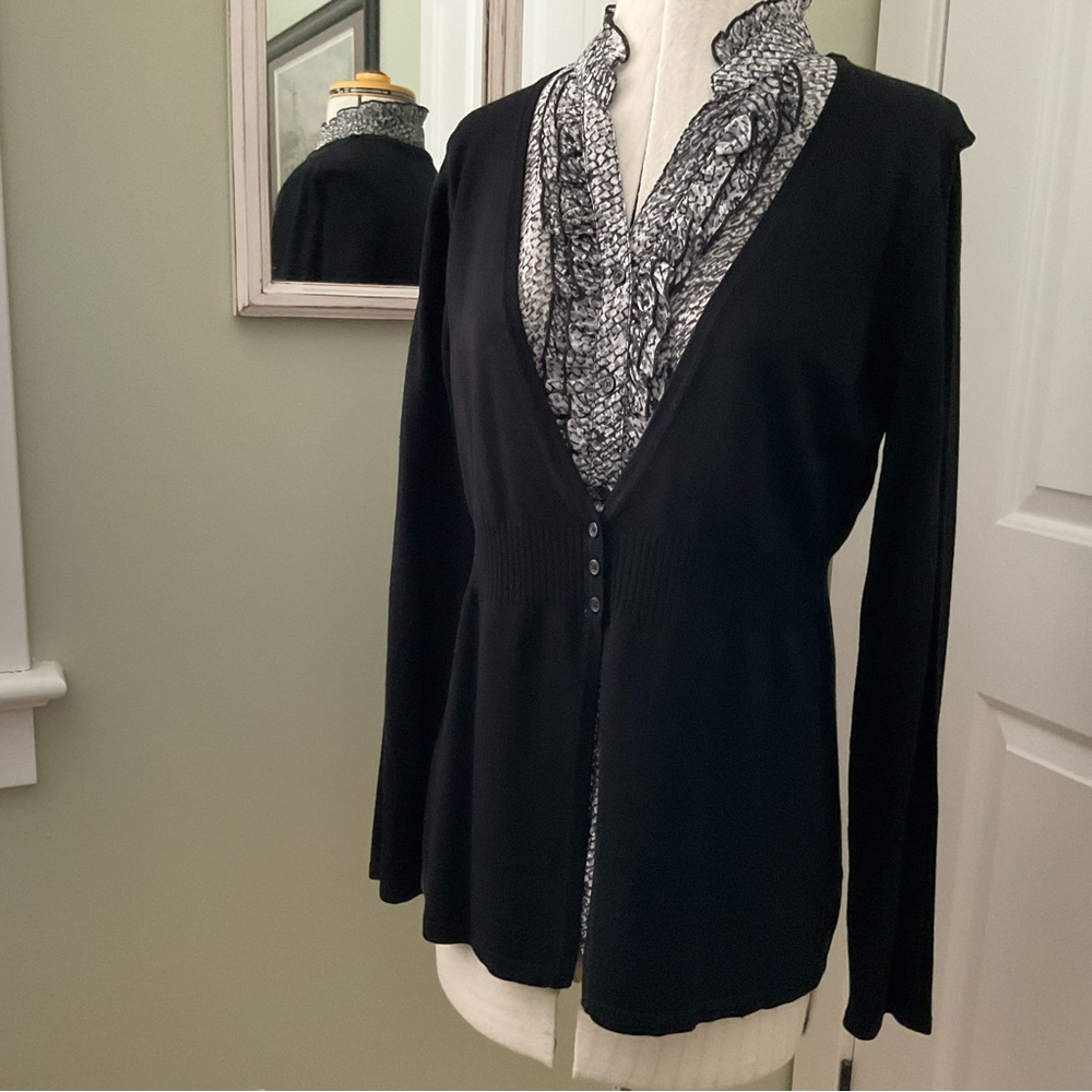 EAST 5TH, BLACK WOMEN SWEATER SHIRT, SIZE: L